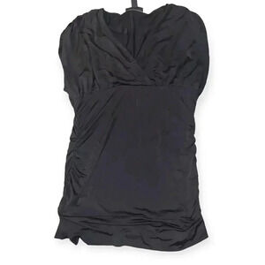 Vintage Y2k crossover ruched blouse